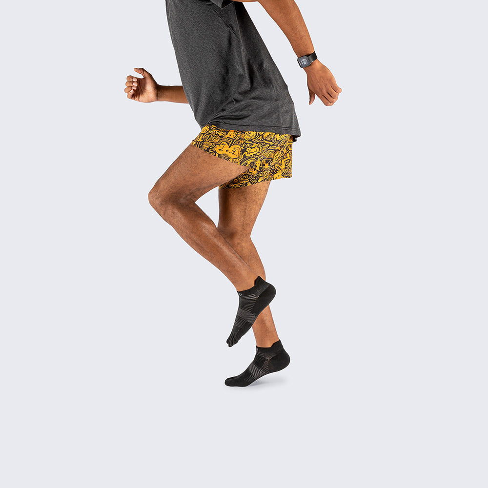 Calcetines Run Lightweight No-Show Black