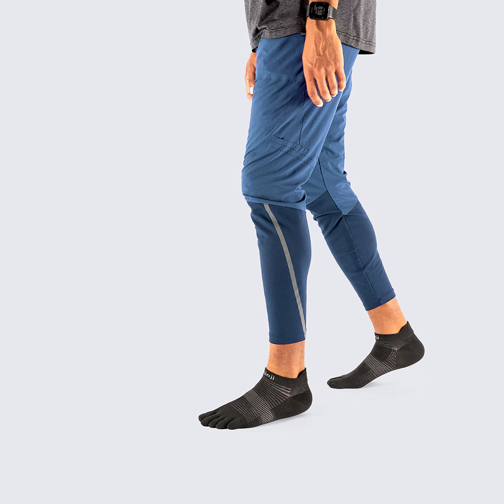 Calcetines Run Lightweight No-Show Black