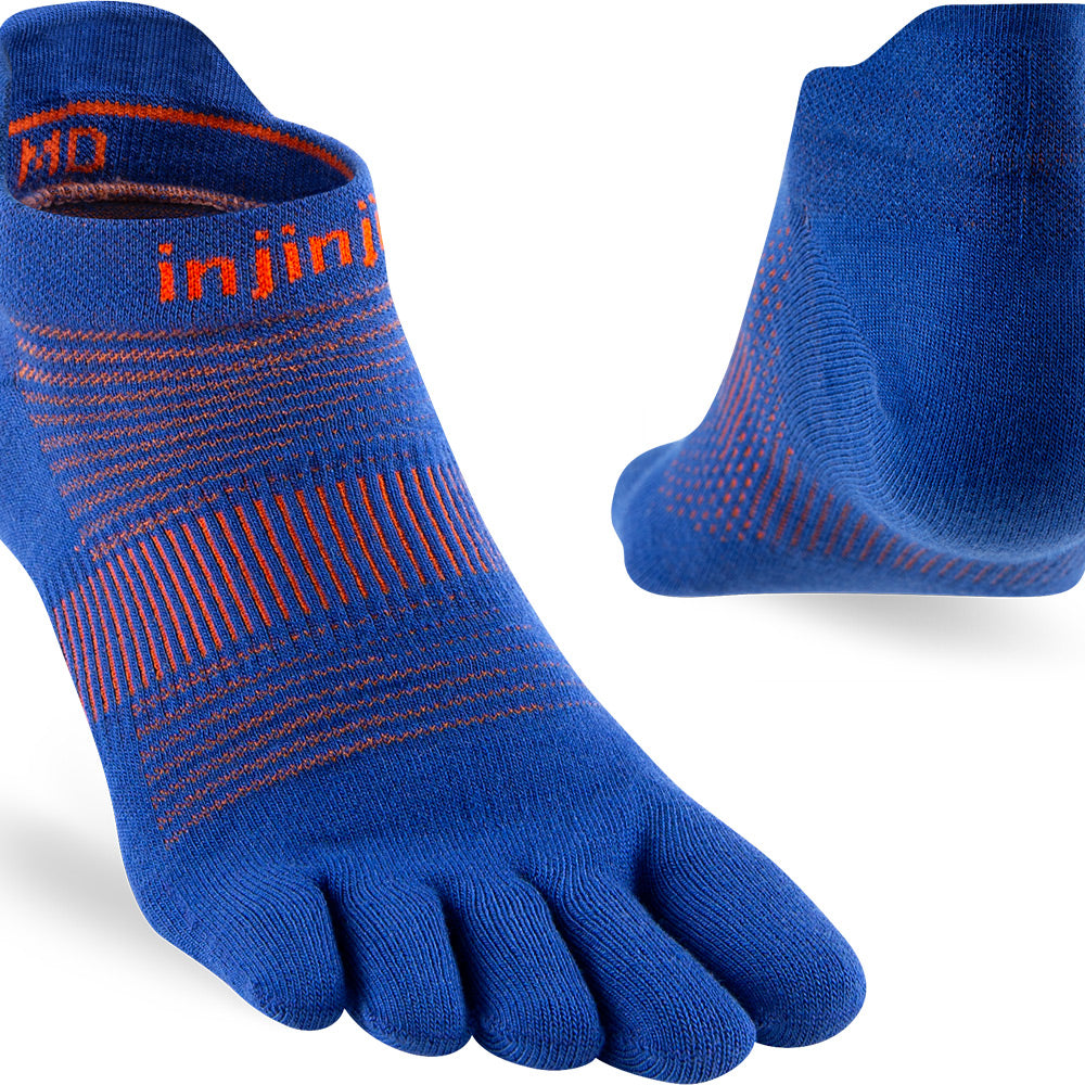 Calcetines Run Lightweight No-Show Sapphire