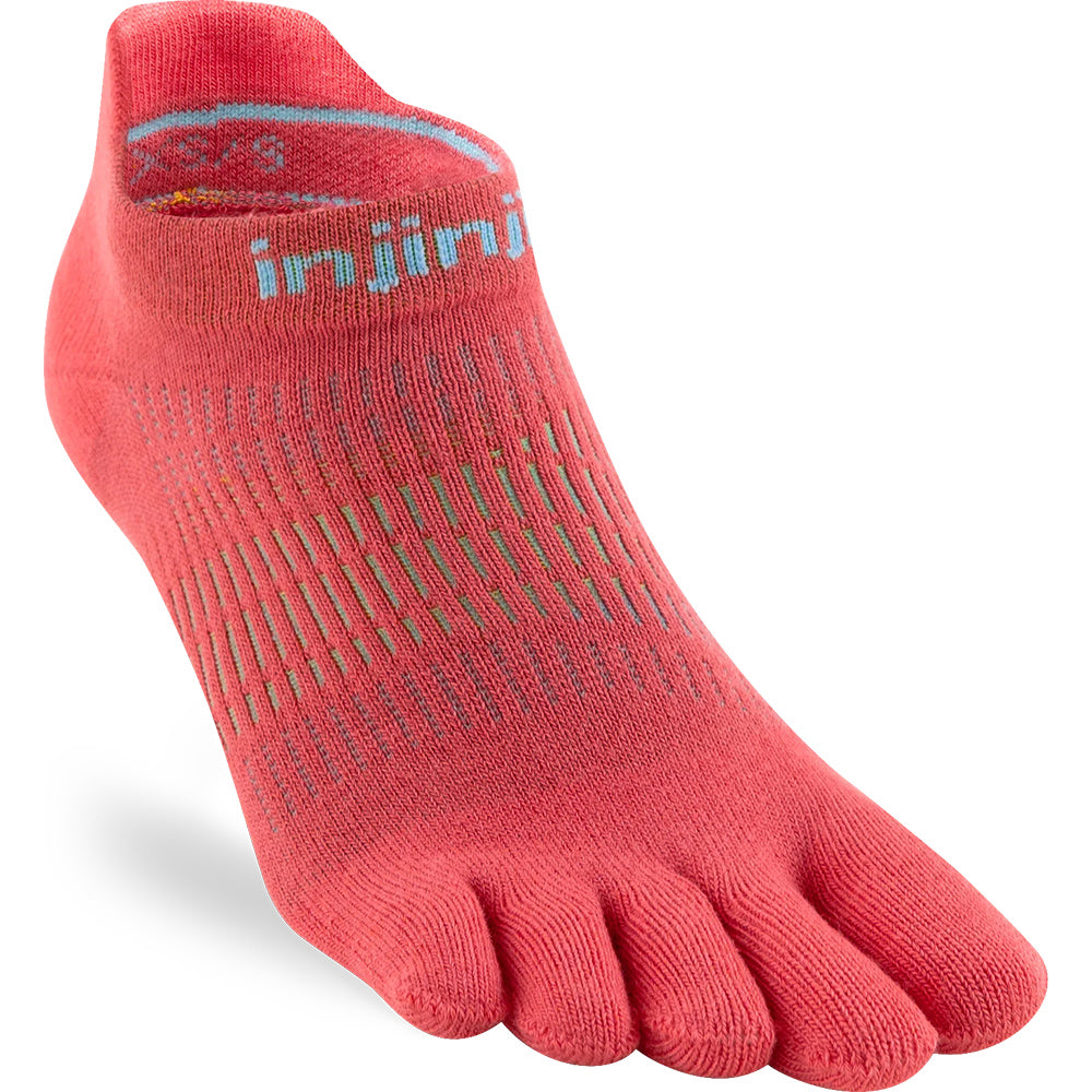 Calcetines Women's Run Lightweight No-Show Coral