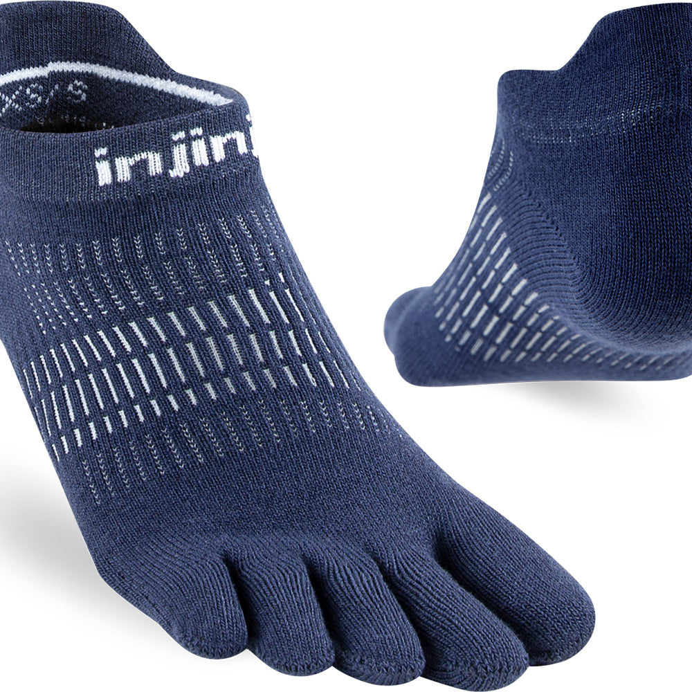 Calcetines Women's Run Lightweight No-Show Navy