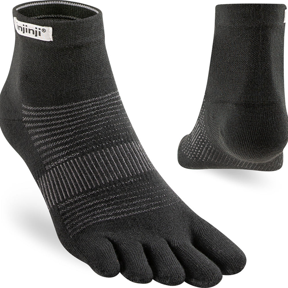 Calcetines Run Lightweight Mini-Crew Black