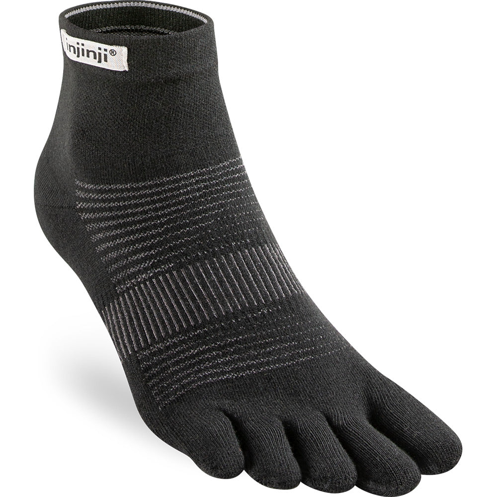 Calcetines Run Lightweight Mini-Crew Black
