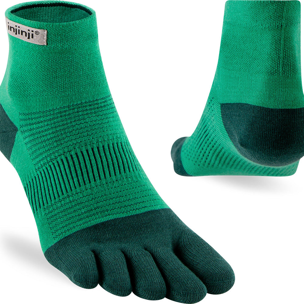 Calcetines Run Lightweight Mini-Crew Fern