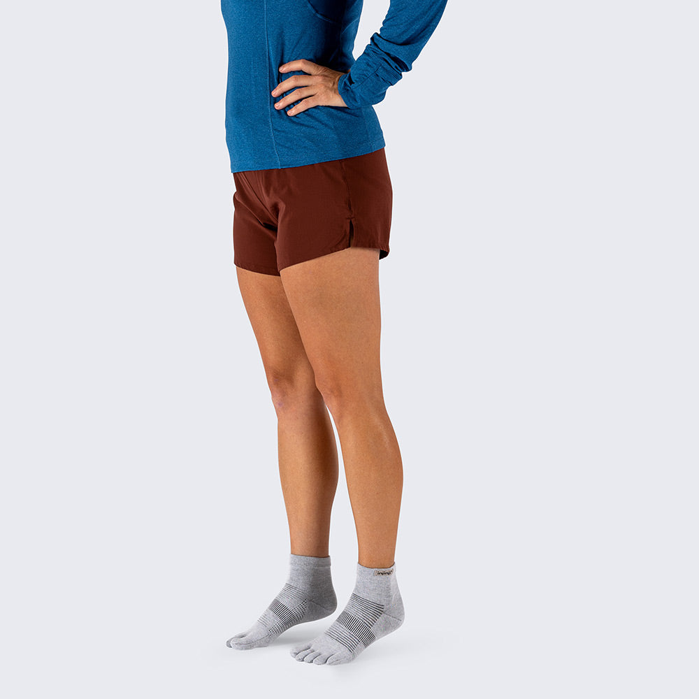 Calcetines Run Lightweight Mini-Crew Grey