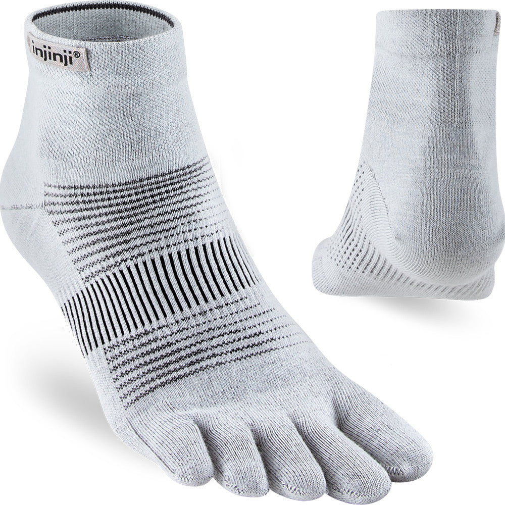 Calcetines Run Lightweight Mini-Crew Grey