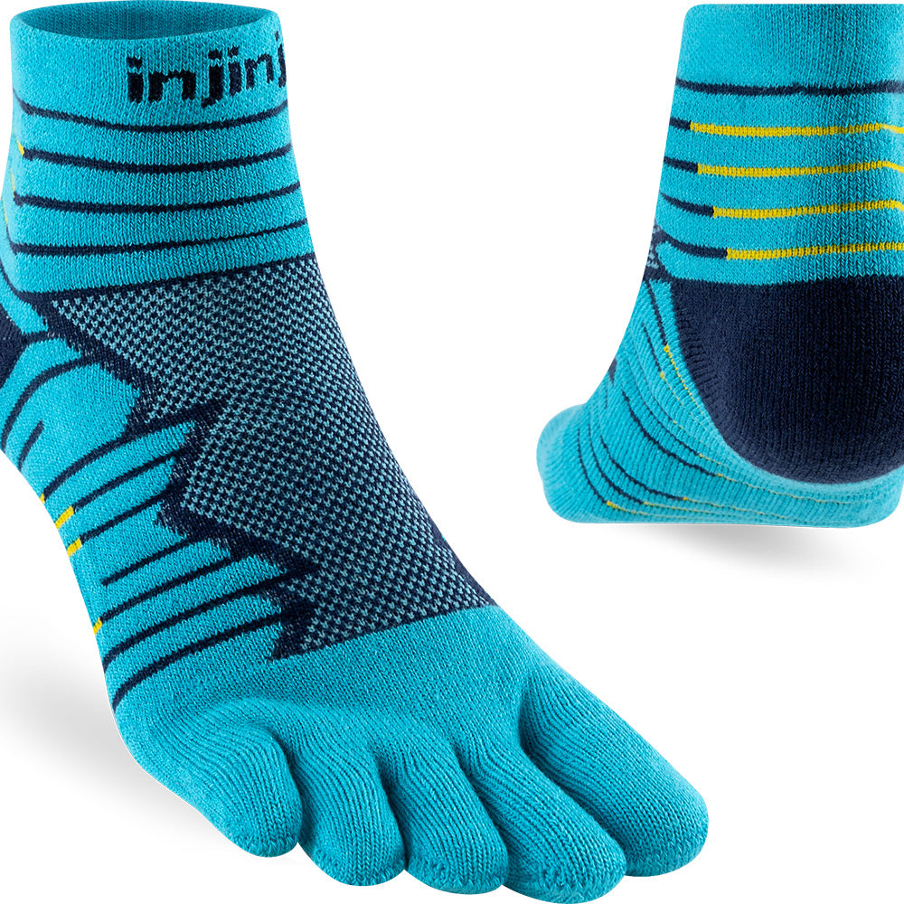 Calcetines Ultra Run Mini-Crew Pacific Blue