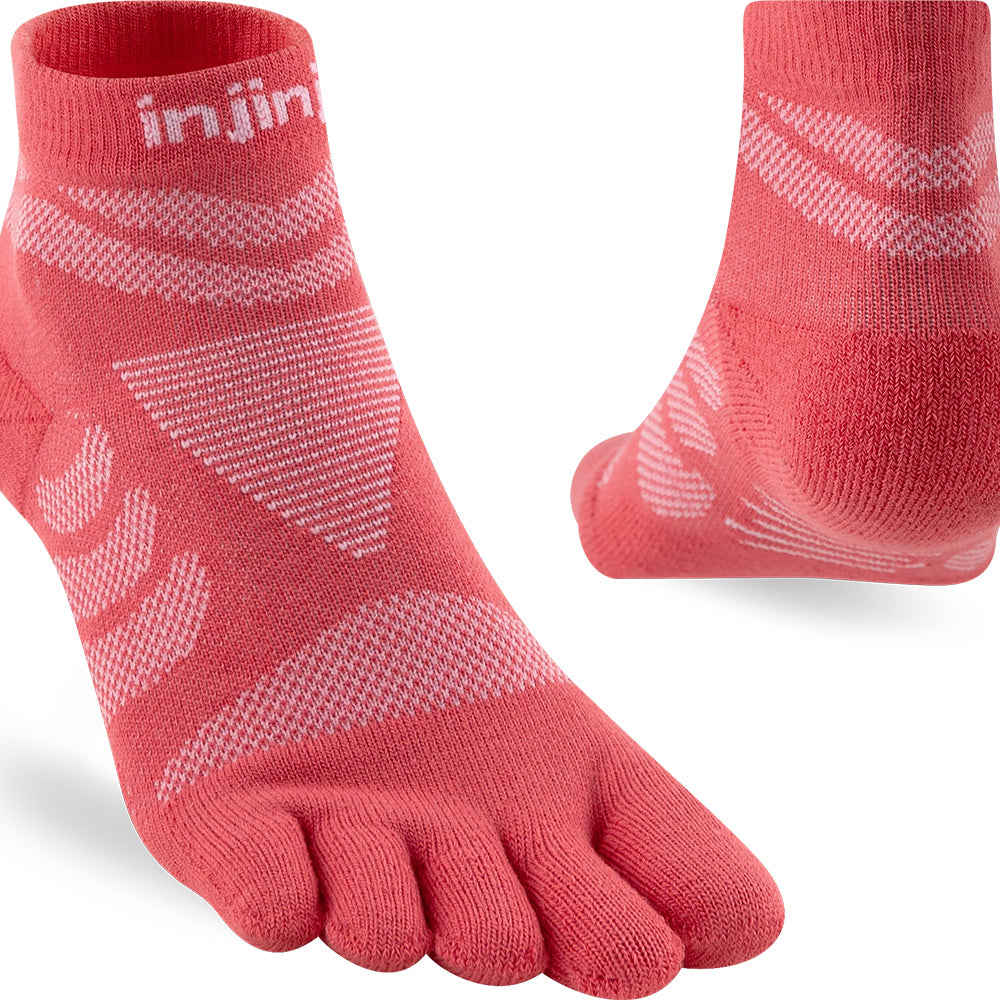 Calcetines Women's Ultra Run Mini-Crew Coral