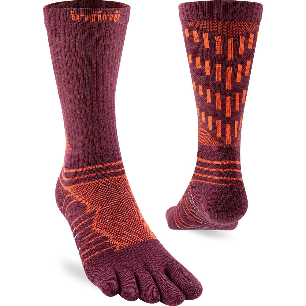 Calcetines Ultra Run Crew Mahogany