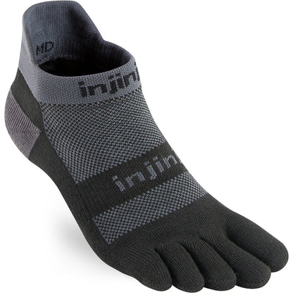 Calcetines Run Midweight No-Show Black/Grey