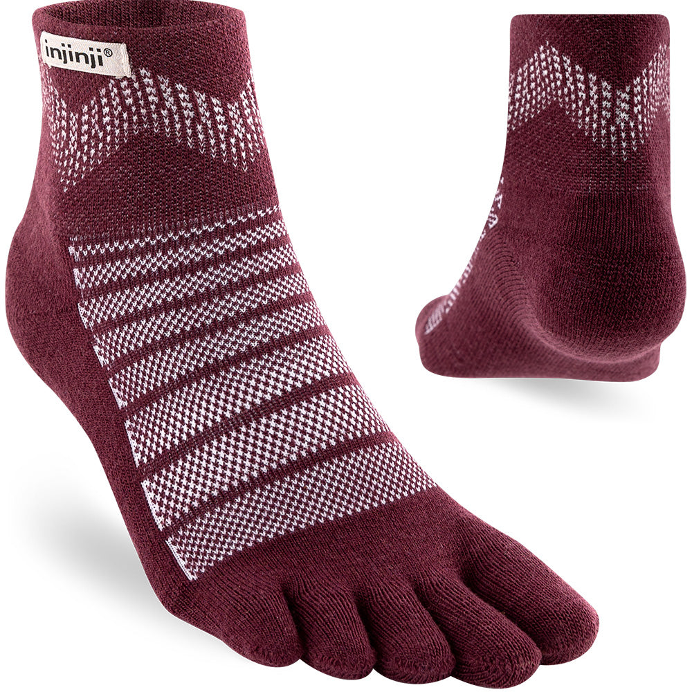 Calcetines Outdoor Midweight Mini-Crew Wool Garnet