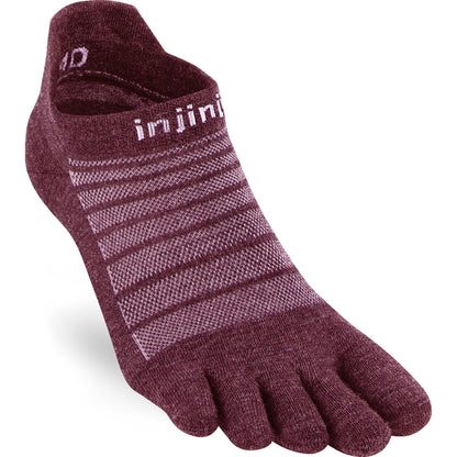Calcetines Run Lightweight No-Show Wool Forest