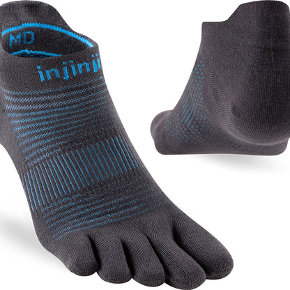 Calcetines Run Lightweight No-Show Carbon