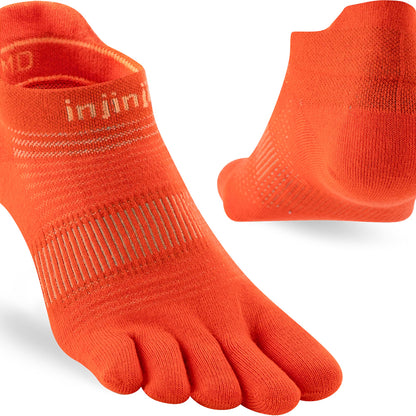Calcetines Run Lightweight No-Show Flame