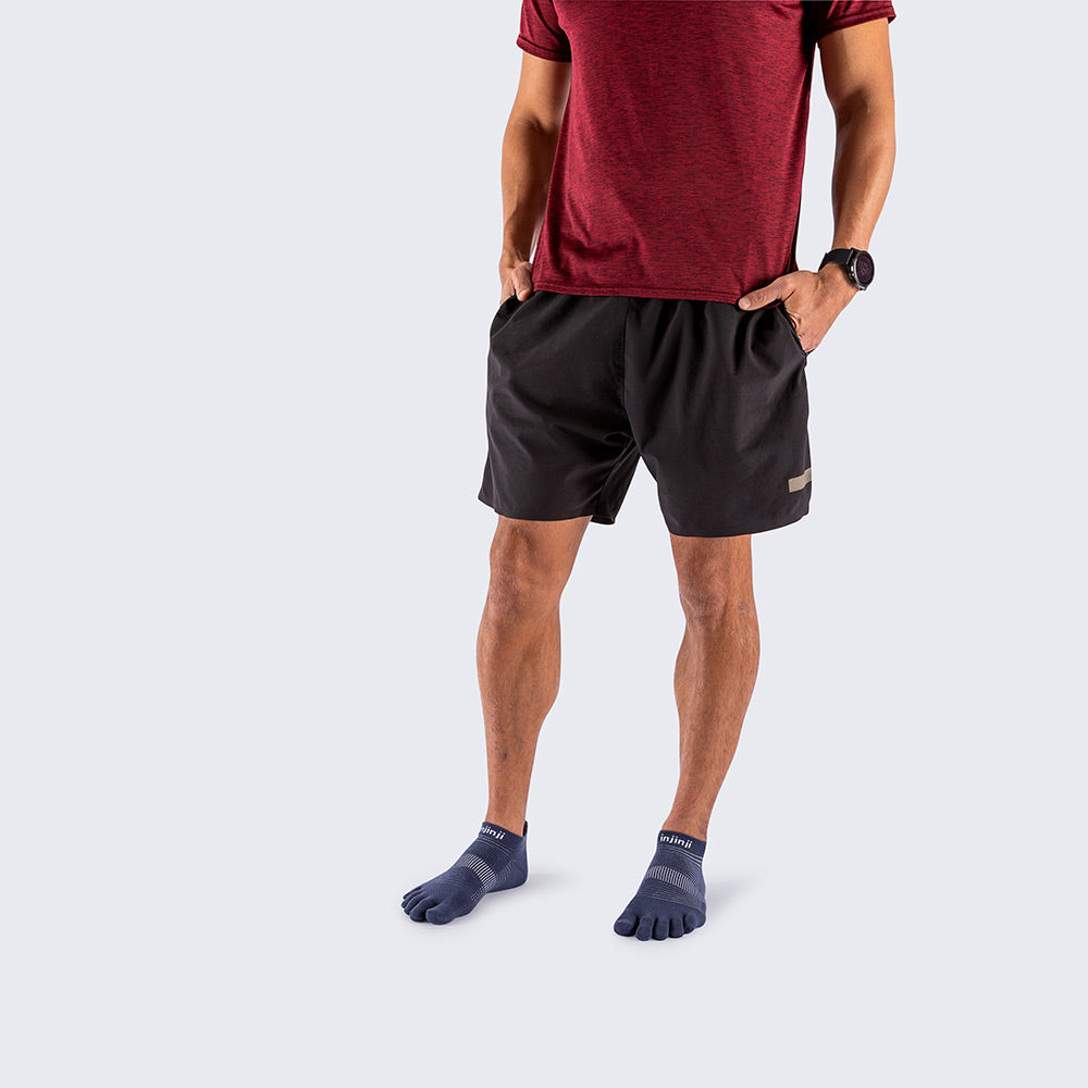 Calcetines Run Lightweight No-Show Navy