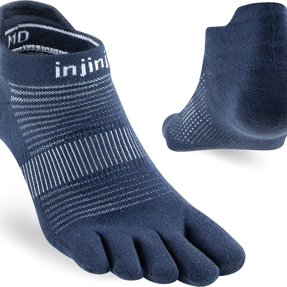 Calcetines Run Lightweight No-Show Navy