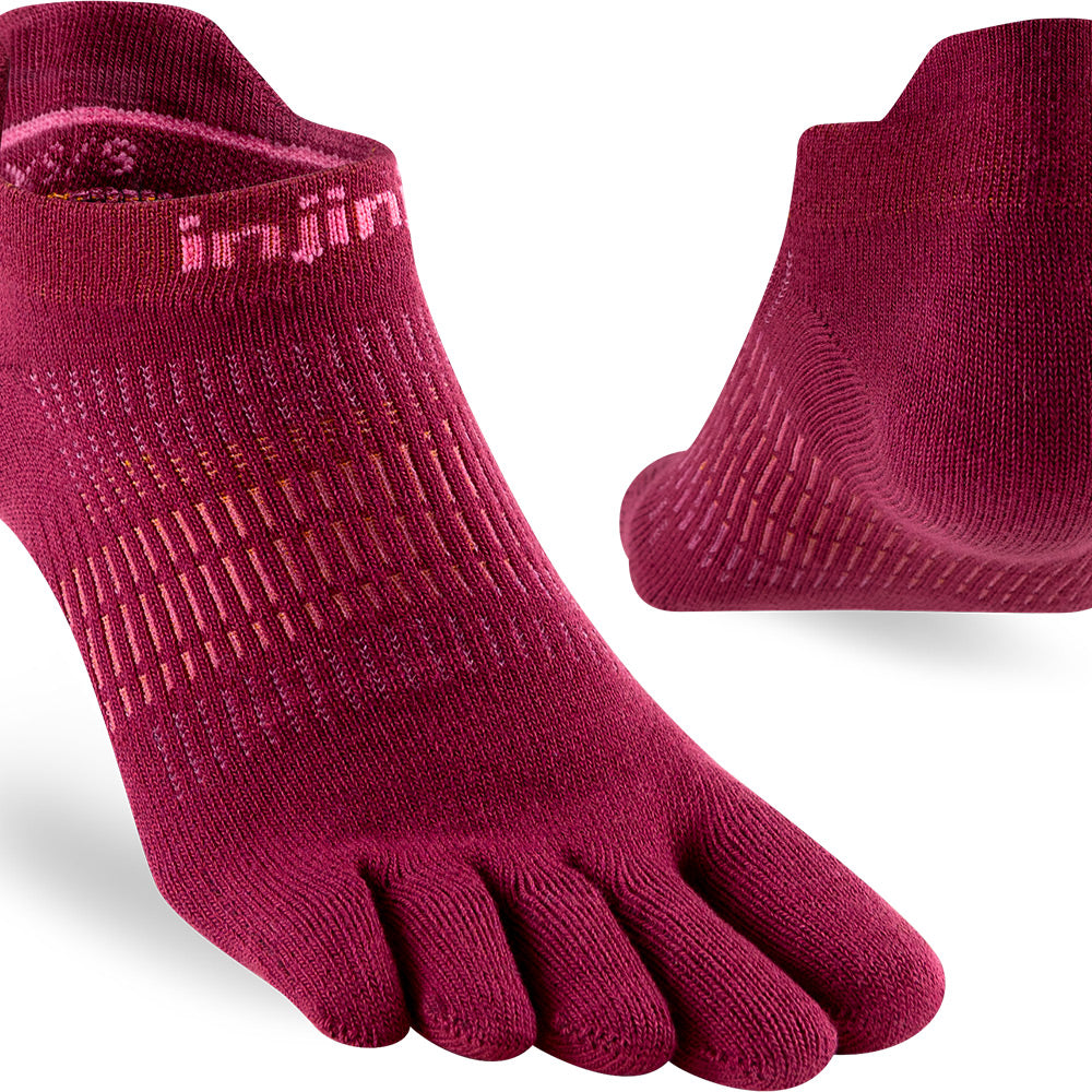Calcetines Women's Run Lightweight No-Show Beetroot