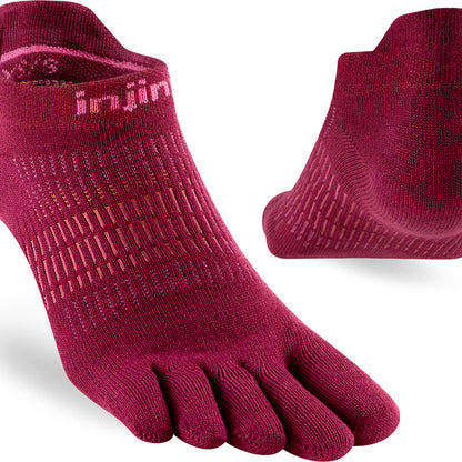 Calcetines Women's Run Lightweight No-Show Beetroot