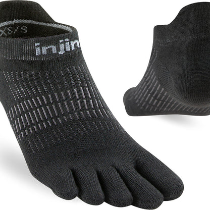 Calcetines Women's Run Lightweight No-Show Black