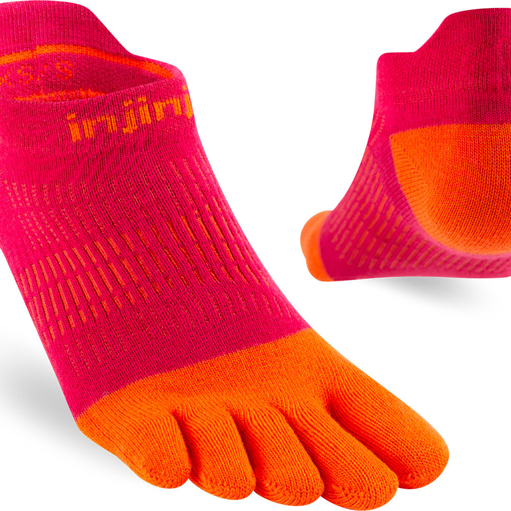 Calcetines Women's Run Lightweight No-Show Chili