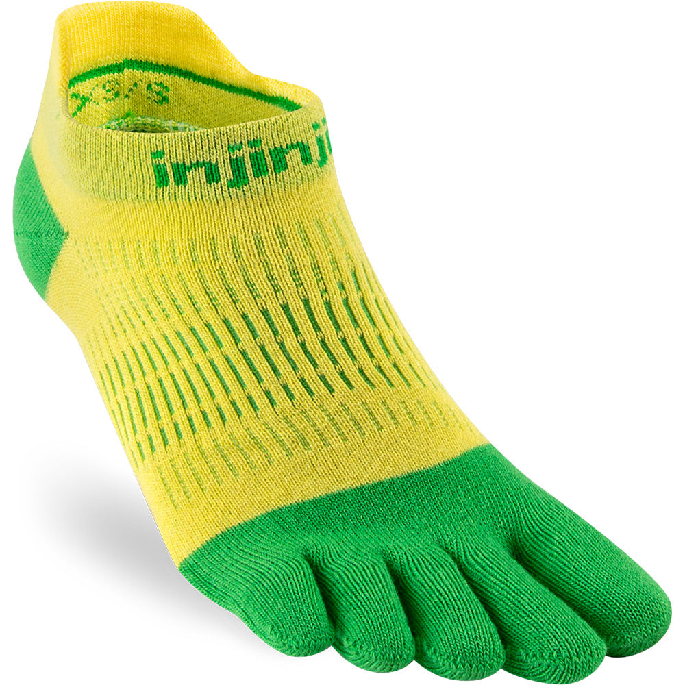 Calcetines Women's Run Lightweight No-Show Citrus
