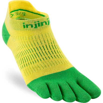 Calcetines Women's Run Lightweight No-Show Citrus