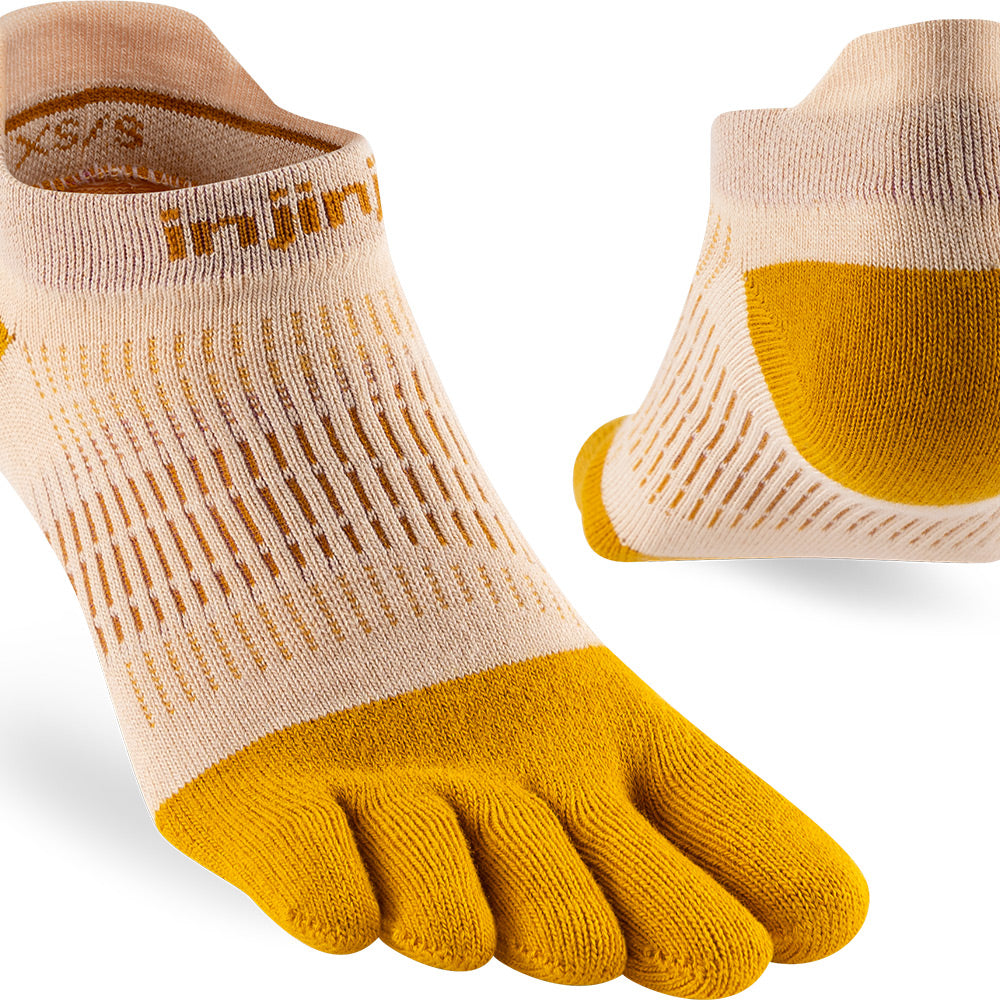 Calcetines Women's Run Lightweight No-Show Golden Spice