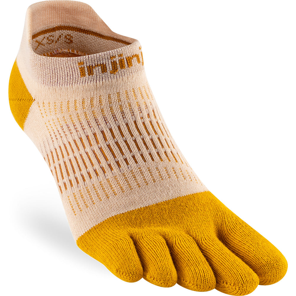 Calcetines Women's Run Lightweight No-Show Golden Spice