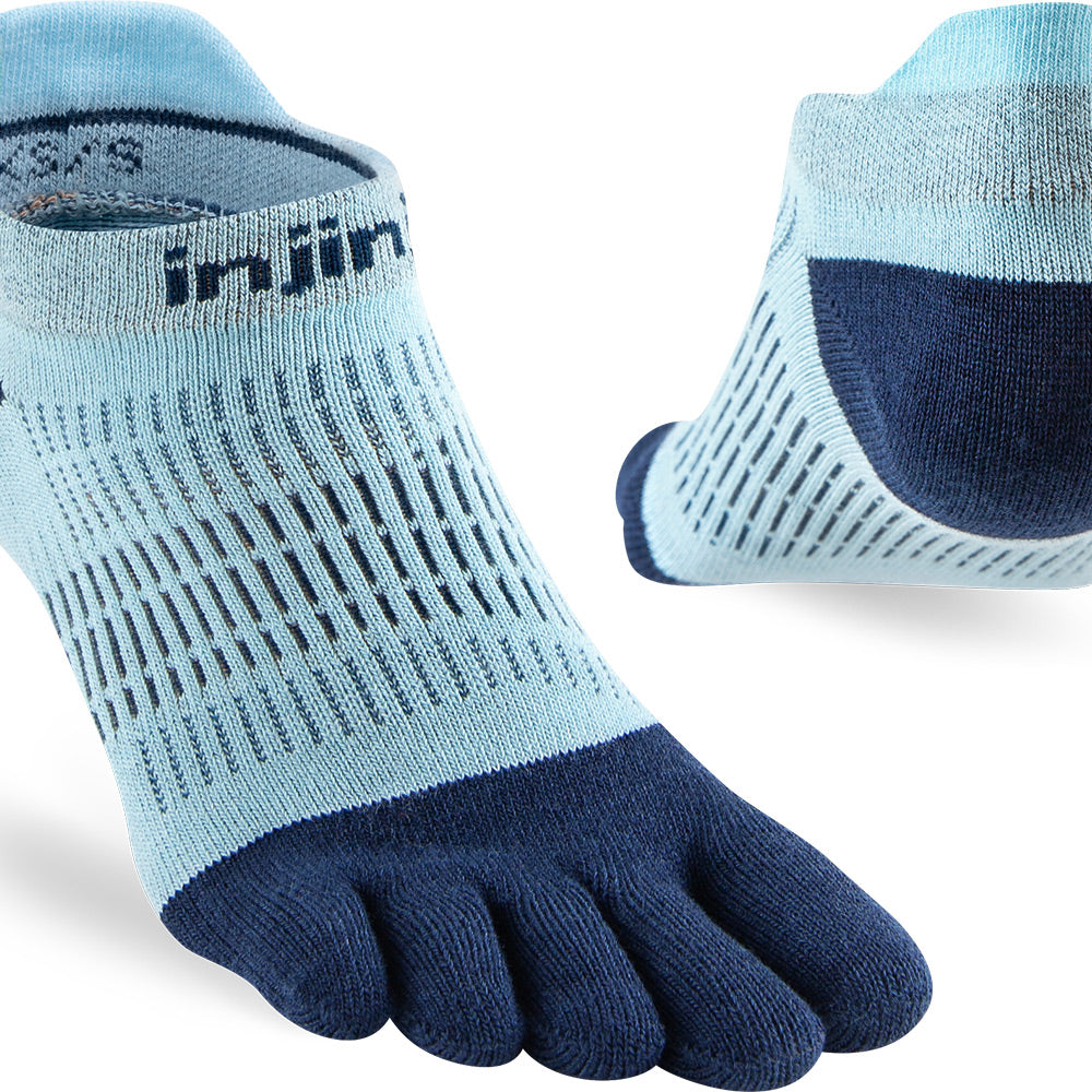 Calcetines Women's Run Lightweight No-Show Heron