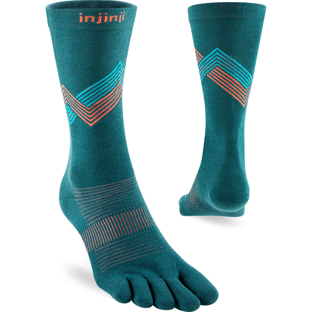 Calcetines Run Lightweight Crew Lagoon