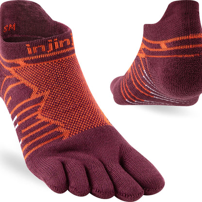 Calcetines Ultra Run No-Show Mahogany