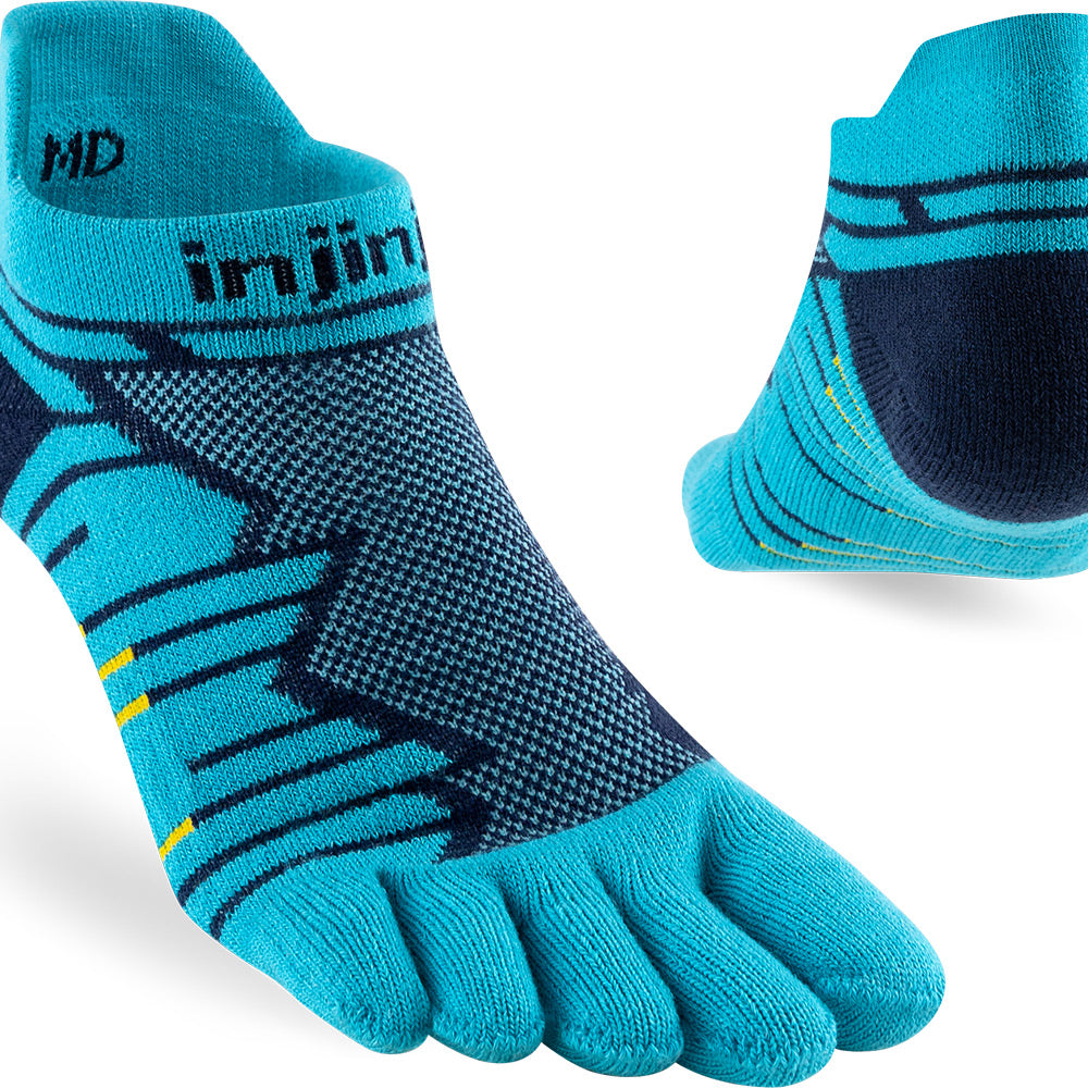 Calcetines Ultra Run No-Show Pacific Blue