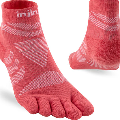 Calcetines Women's Ultra Run Mini-Crew Coral