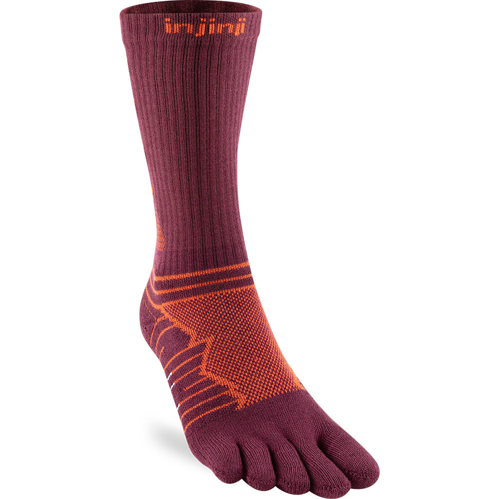 Calcetines Ultra Run Crew Mahogany